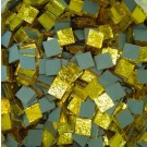 Tessere specchio colorato per mosaico - Limone  1,5x1,5 Cm.